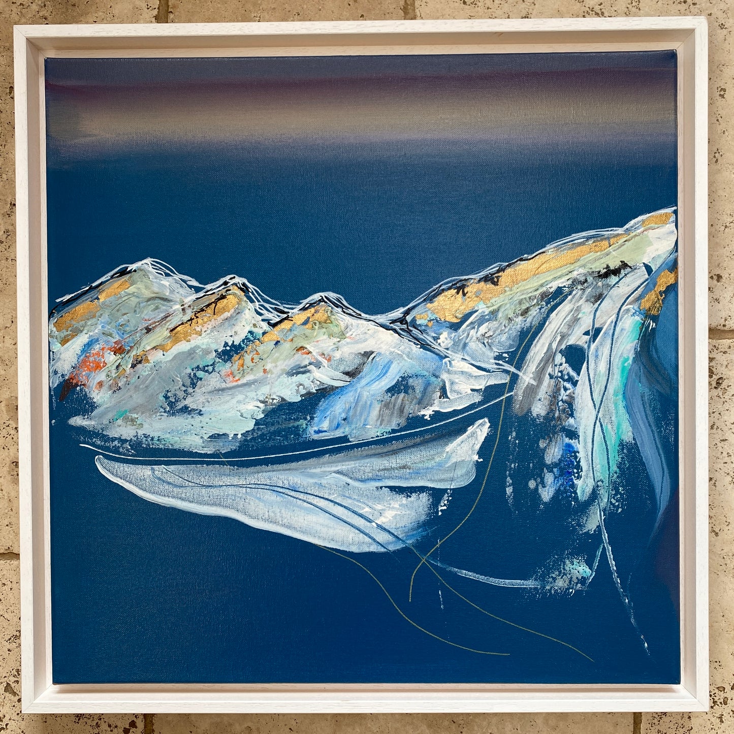 Mountain flow - Diptych - framed