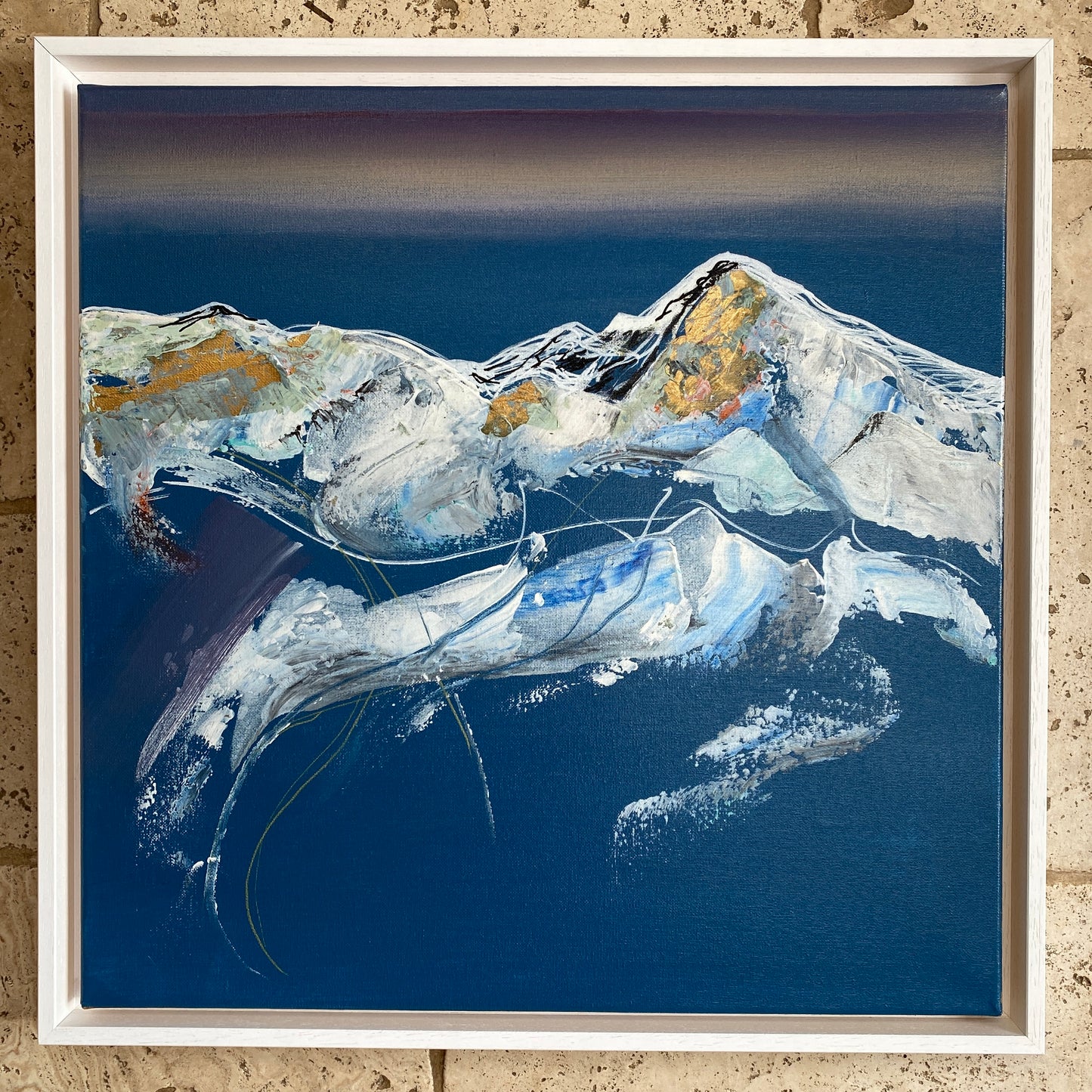 Mountain flow - Diptych - framed