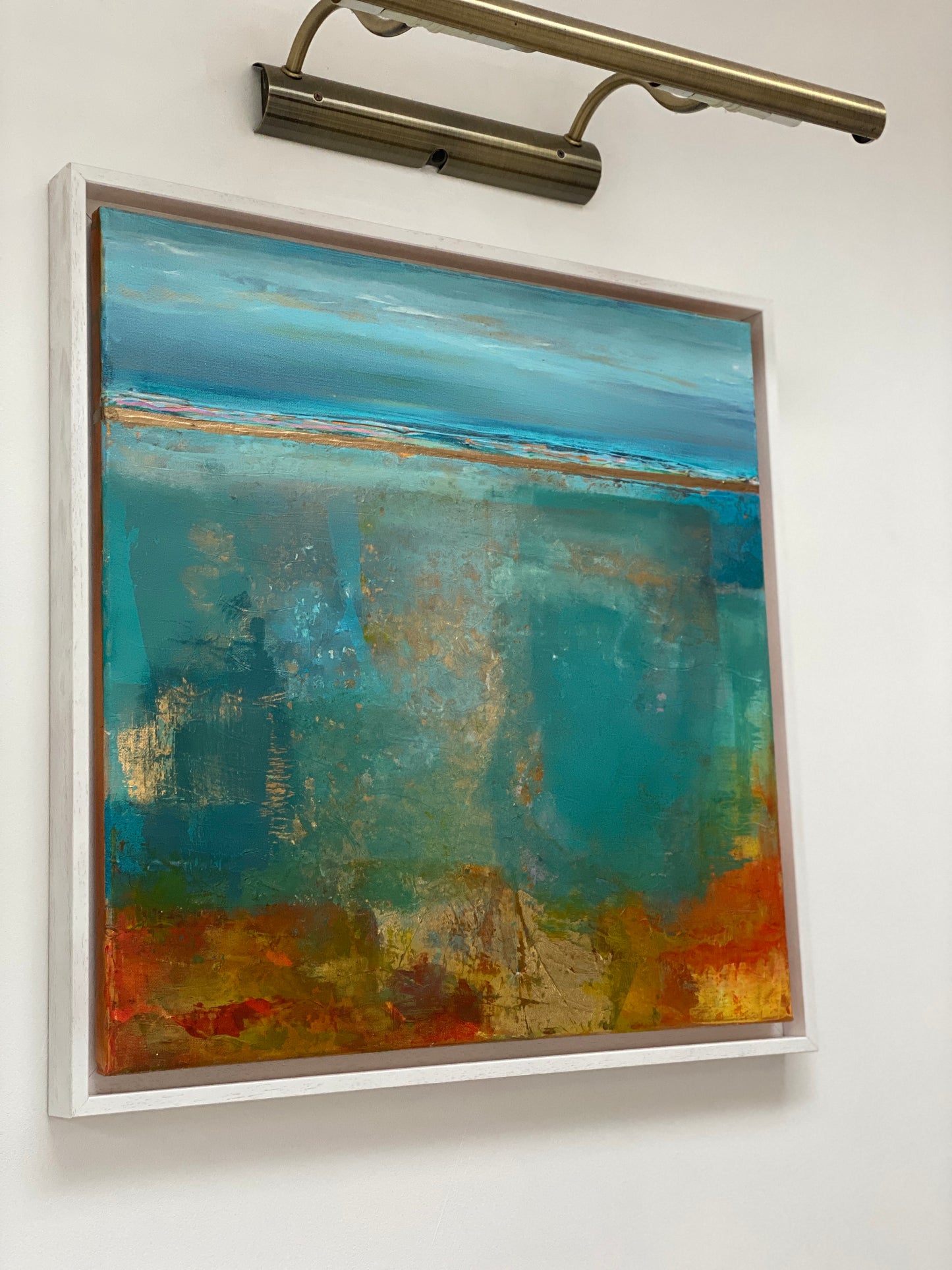 Foreshore Glimmers - framed