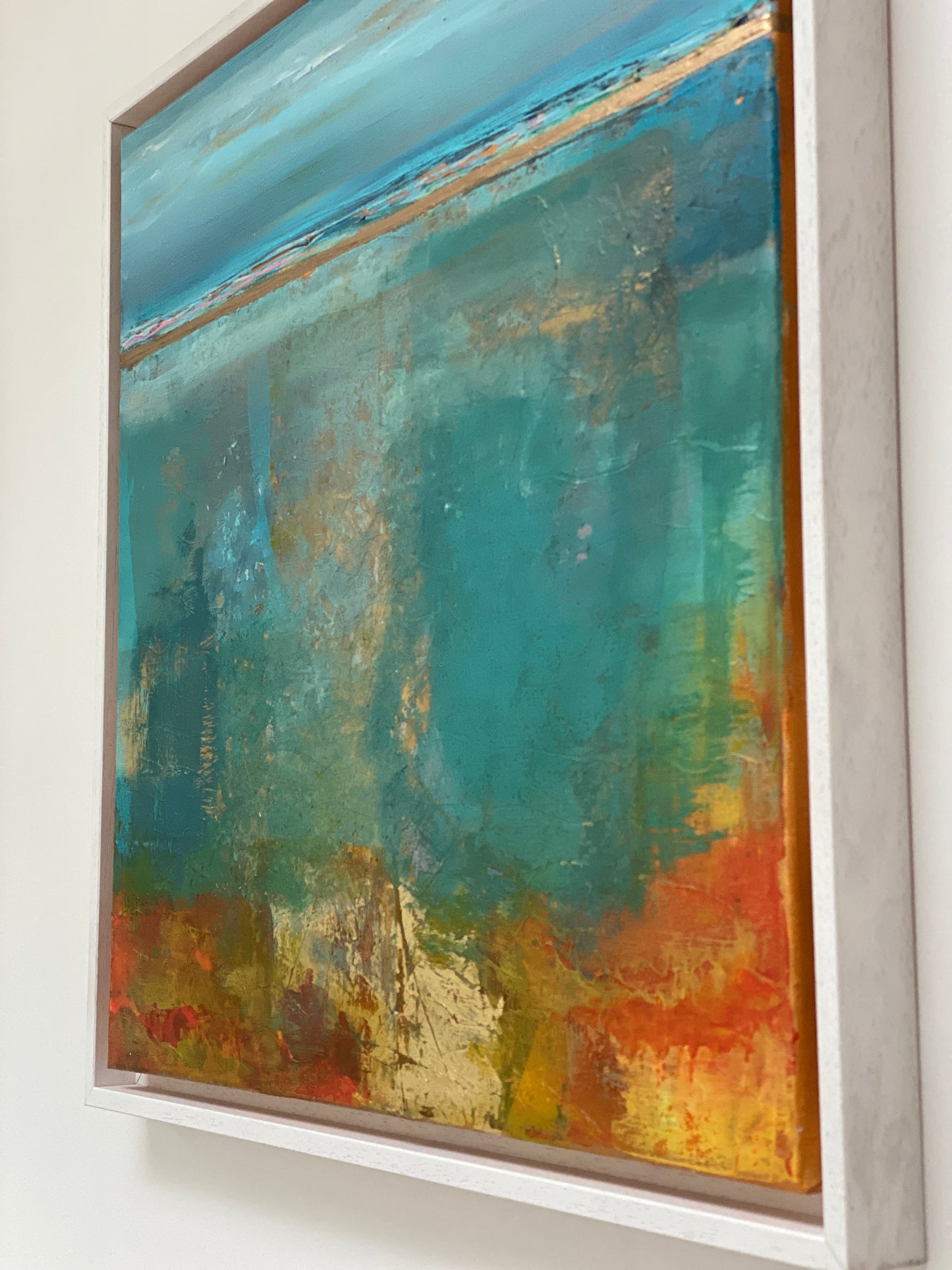 Foreshore Glimmers - framed