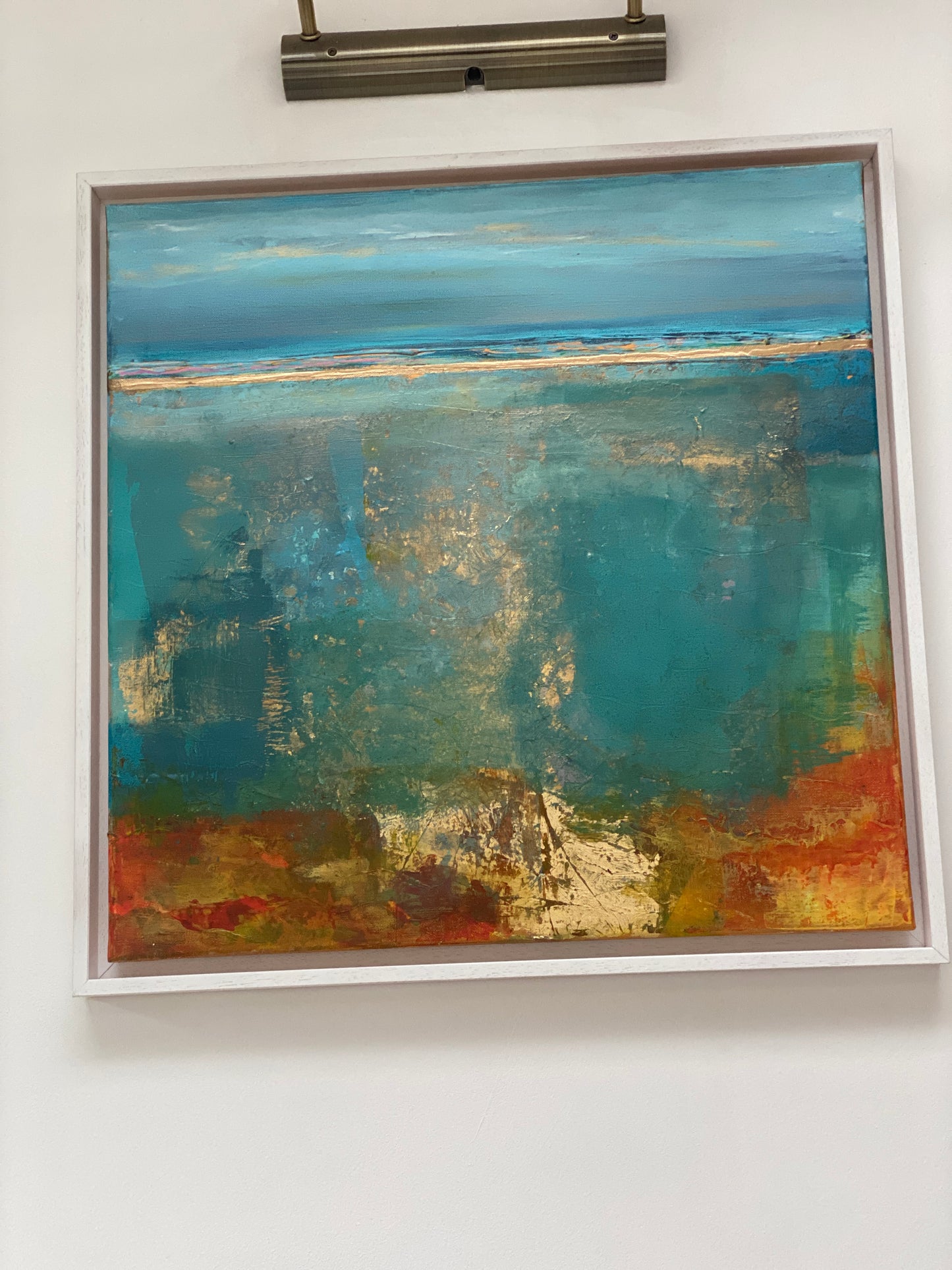 Foreshore Glimmers - framed