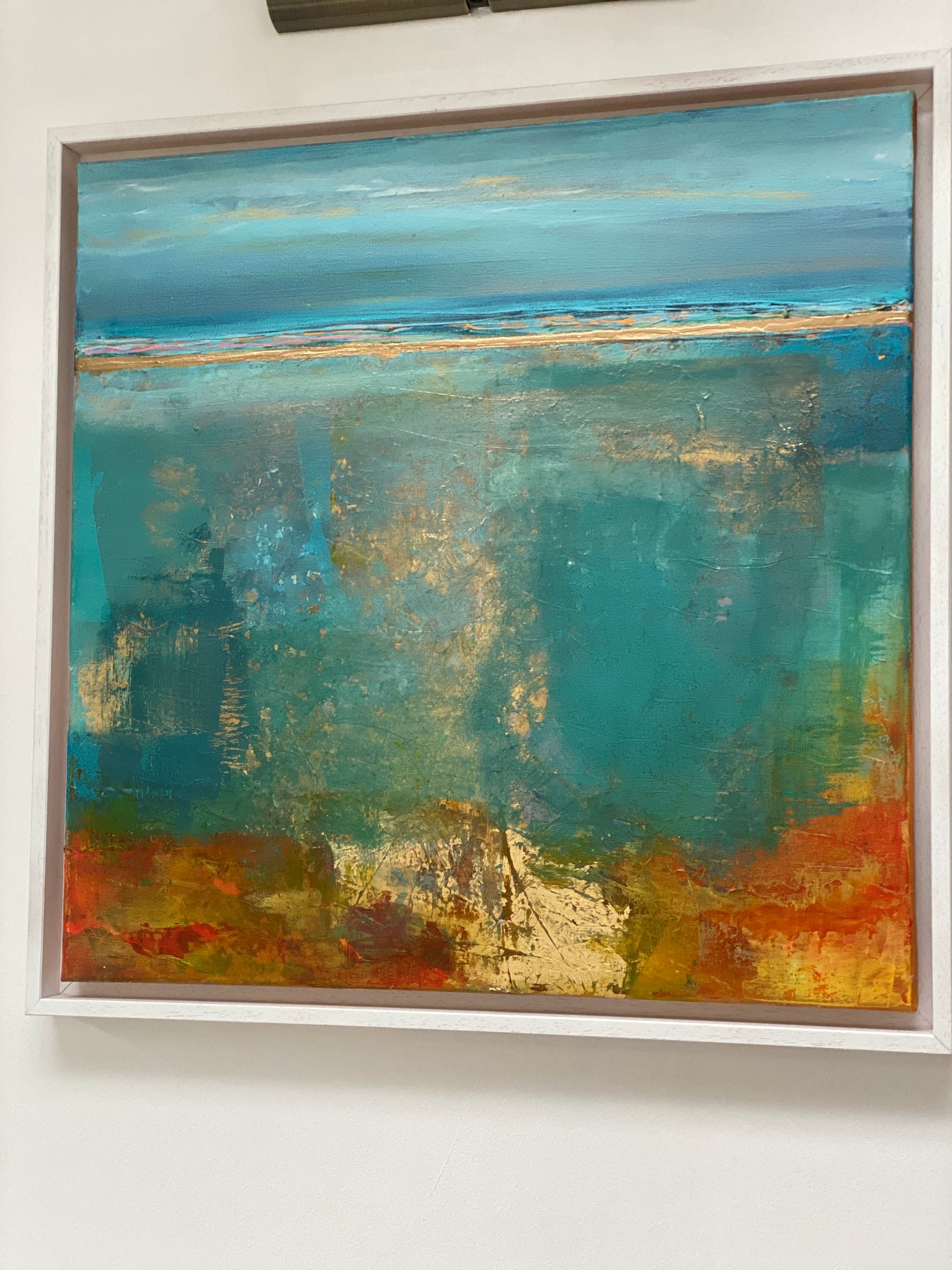 Foreshore Glimmers - framed