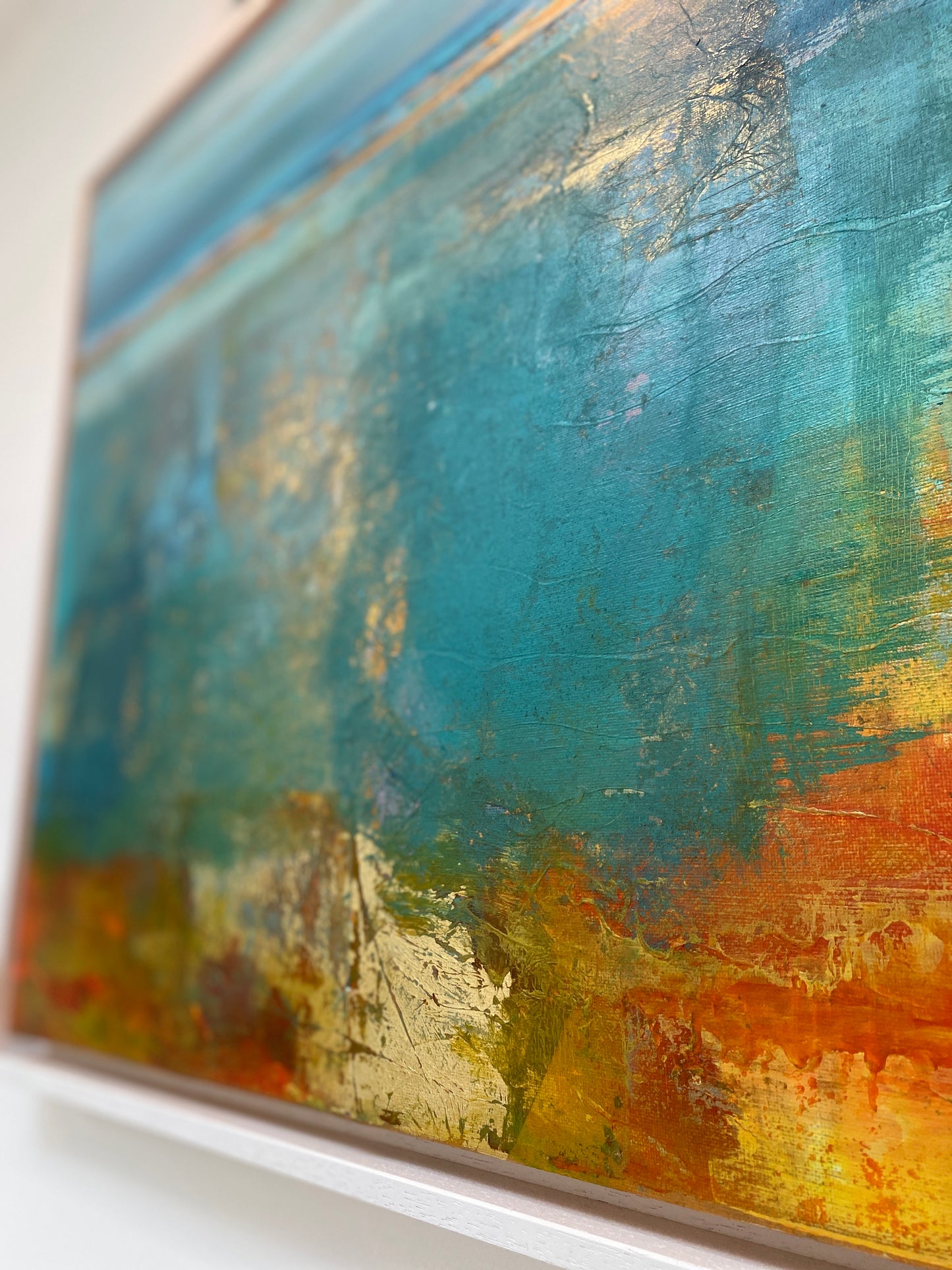 Foreshore Glimmers - framed