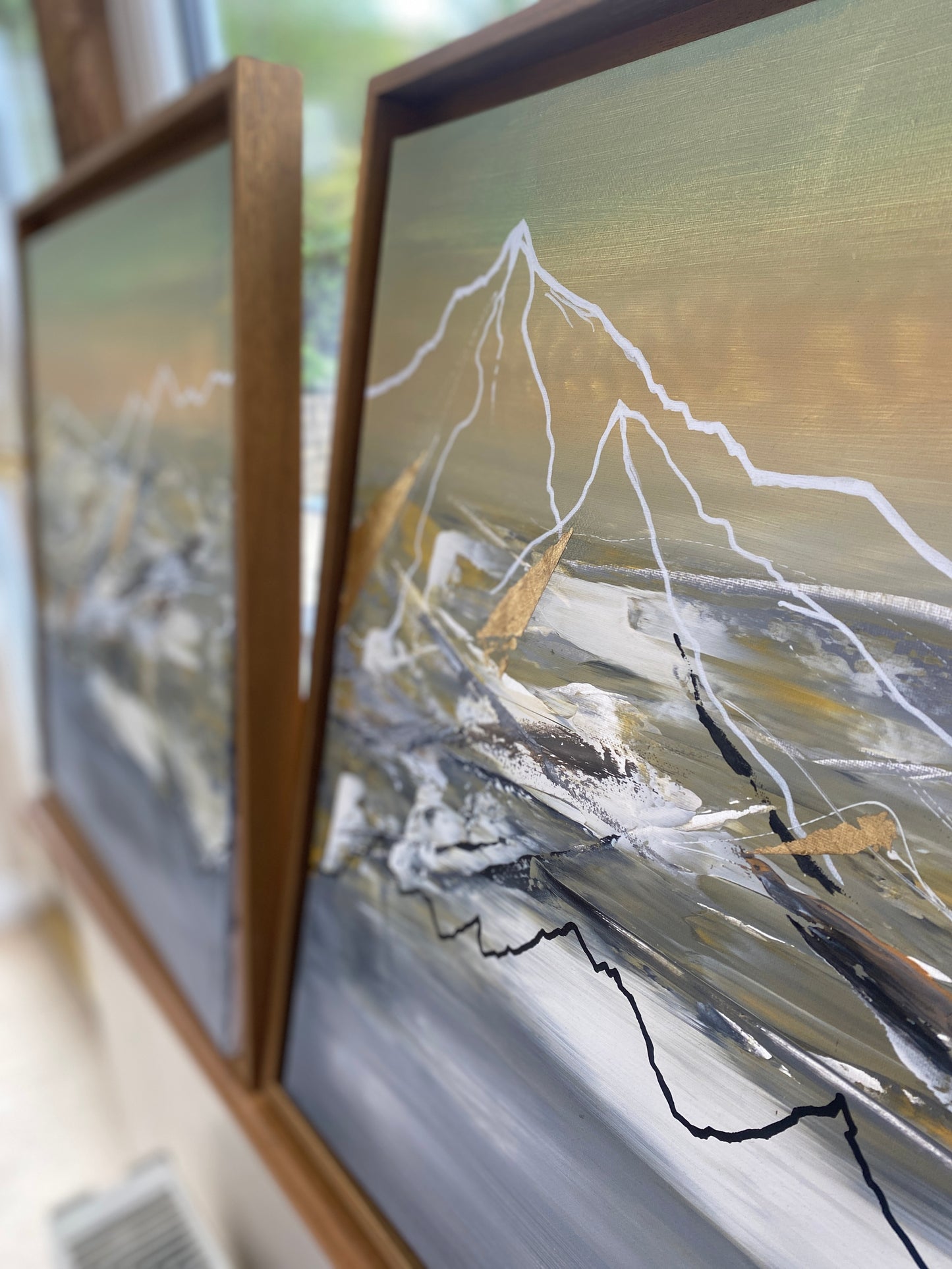Exhilarate - Diptych - framed