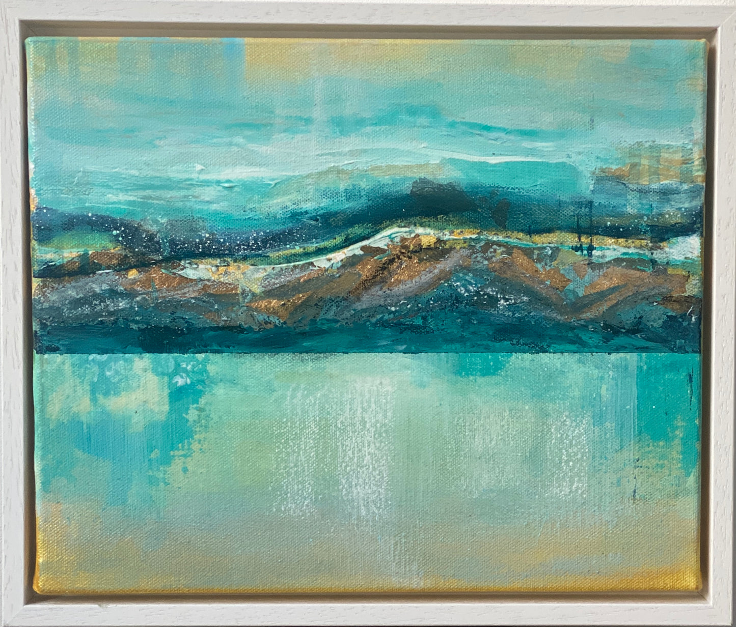 Coastal gold - framed