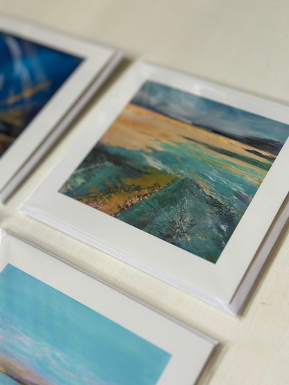 Set of 6 Landscape & Seascape Art Greetings Cards