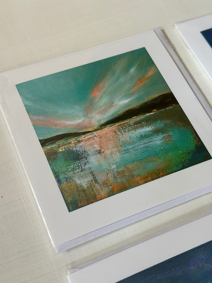 Set of 6 Landscape & Seascape Art Greetings Cards