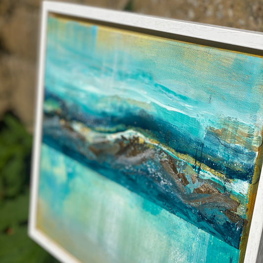 Coastal gold - framed