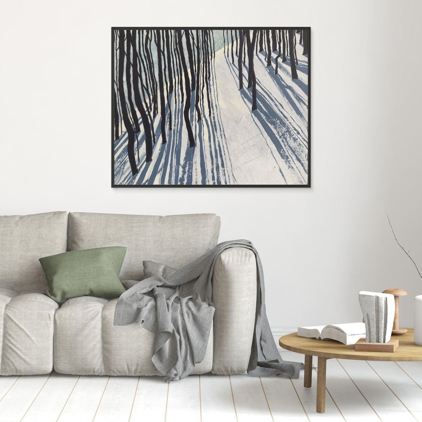 Snow Shadow - fine art canvas (framed or unframed)