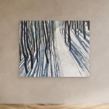 Snow Shadow - fine art canvas (framed or unframed)