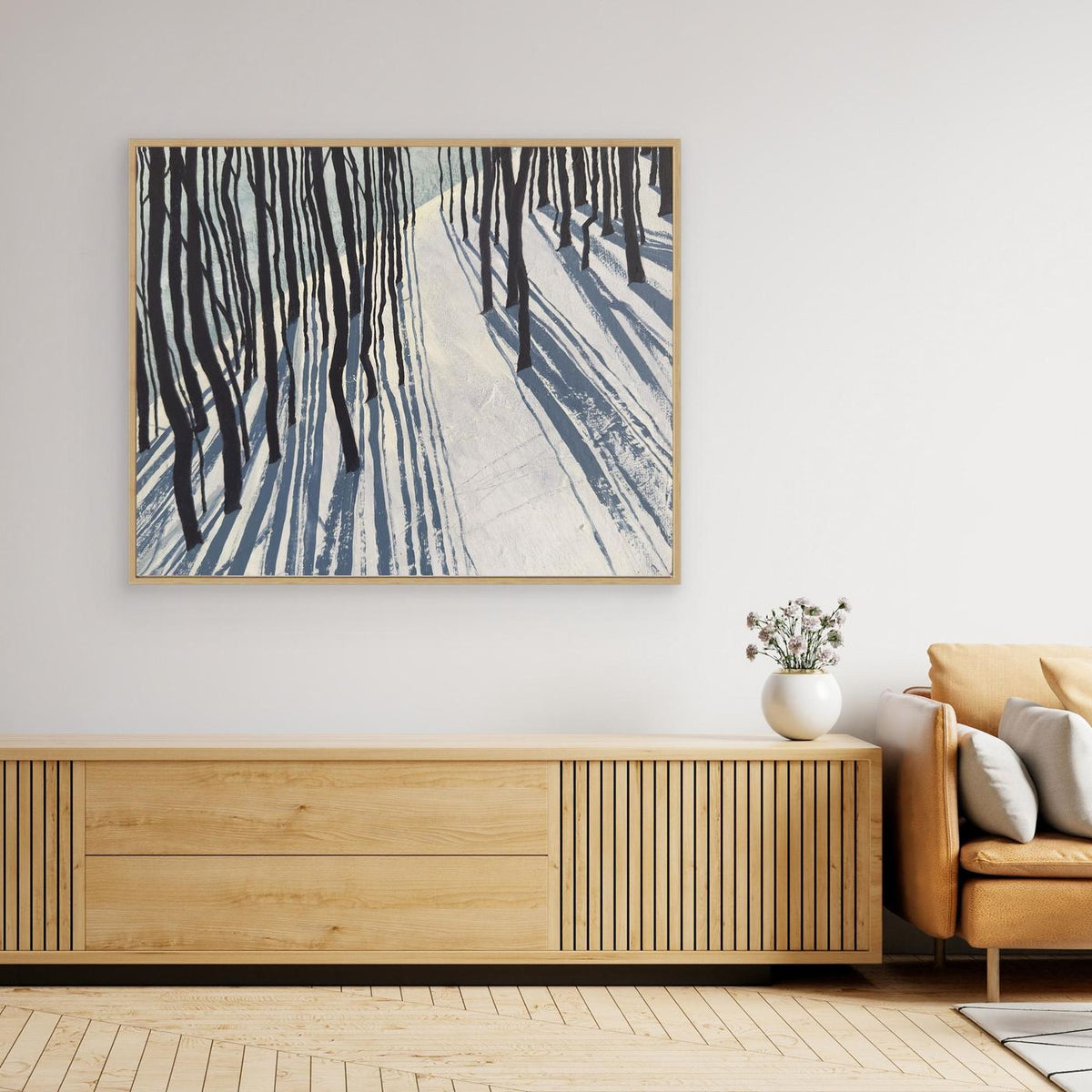 Snow Shadow - fine art canvas (framed or unframed)