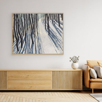 Snow Shadow - fine art canvas (framed or unframed)