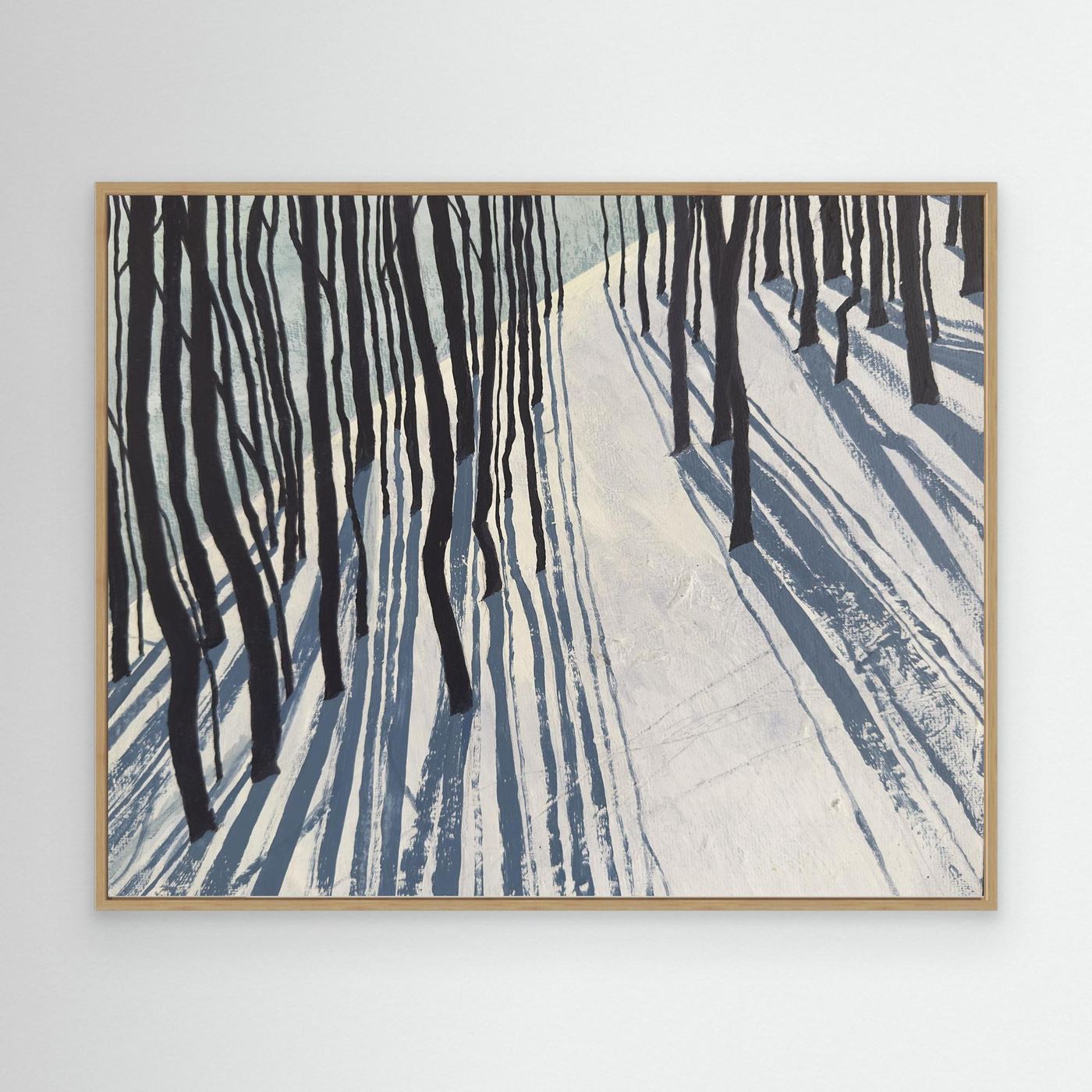 Snow Shadow - fine art canvas (framed or unframed)