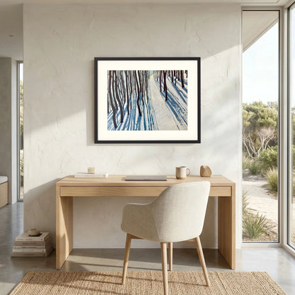 Snow Shadow fine art paper print
