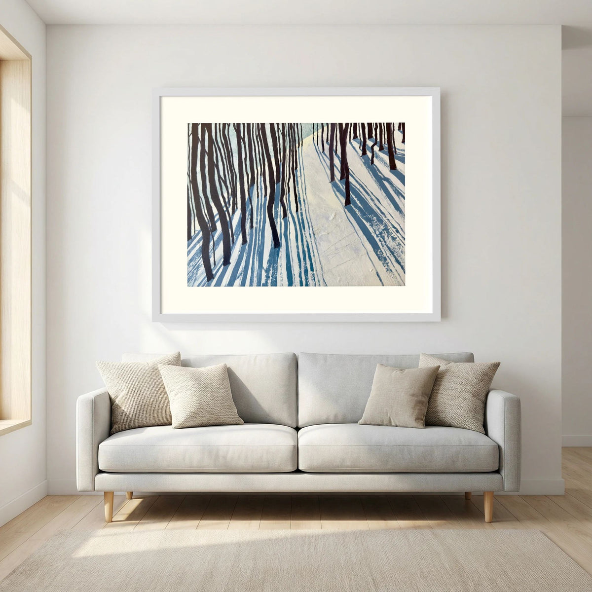 Snow Shadow fine art paper print