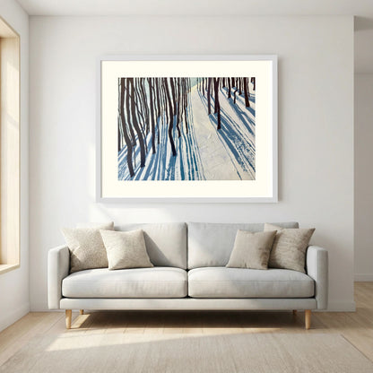Snow Shadow fine art paper print