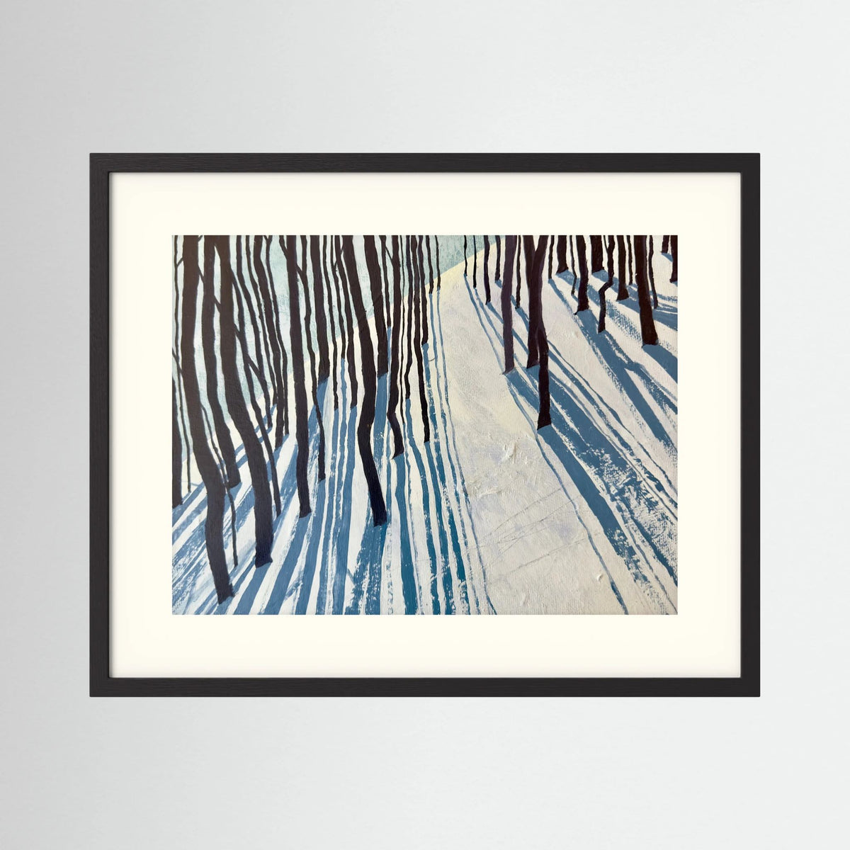 Snow Shadow fine art paper print