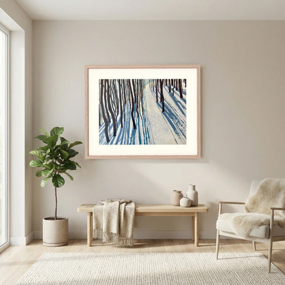 Snow Shadow fine art paper print